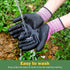 Gardening Gloves - 6 Pair Gardening Gloves for Women/Men, Breathable Natural Latex Garden Gloves with Grip...