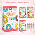 VGOODALL 24PCS Donut Party Favor Bags, Paper Gift Bags Goodie Bags with Stickers Candy Bags for Kids Birthday Party...