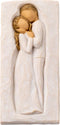 Willow Tree Embrace Plaque, Sculpted Hand-Painted bas Relief...