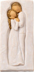 Willow Tree Embrace Plaque, Sculpted Hand-Painted bas Relief...