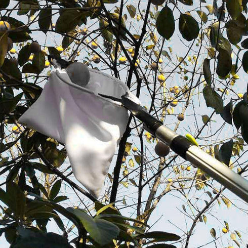 LAVEN Fruit Picker Tool Head Harvest Basket Large Elastic Bag Light Weight V Shaped Blades Fruits,Tungsten Steel,Fruits Catcher Bag...