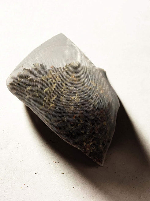 FIRE TEAS Relaxing Rooibos Evening Tea- Organic Red Rooibos, Peppermint, Lavender, Raspberry Leaf, Ginger, Saffron - Caffeine Free, Herbal Tea, St...