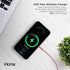 iHome Magnetic Wireless Charger - 10W 6ft Durastrain Nylon Charging Cable with Silicone Wrap, Compatible with MagSafe Cases, for iPhone 12/13, Cor...