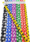 36 PACK Paw Print on Colorful #2 LEAD Pencils - Wooden with Colorful Eraser on Top (36 Pack) In Bulk....
