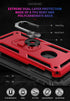 Korecase Compatible with iPhone 6 6s & iPhone 7 & iPhone 8 Case, Extreme Protection Military Armor Dual Layer Drop Proof Cover Ring Kickstand Red...