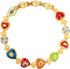 Colorful Byzantine Medieval Renaissance Bold Gold Plated Chunky Costume Statement Heart Pendant Choker Necklace Cool Jewelry Necklaces Coolest Gif...