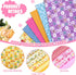 300 Pieces 4 x 4 Inches Cotton Fabric Bundle Precut Patchwork Fabrics Fat Squares Fabric Scraps Cotton Quilting Printed Floral Fabric Patchwork fo...