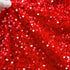 Sequin Fabric Red Glitter Fabric Stretch Velvet Fabric by The Yard 1 Yard Mermaid Sequins Fabric Large Sequins Christmas Fabric for Sewing Dress S...