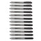 Amazon Basics Retractable Permanent Markers - Black, 12 Count...