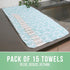 Reusable Paper Towels - Pack of Paperless & Washable Towels, 100% Cotton, Highly Absorbent and Built to Last, Kitchen Dish Cloth Alternative, (Rai...