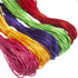 1 mm Nylon Cord for Bracelet Making, Silk Rattail Satin Cord for Chinese Knotting 16 Bundles, 175 Yards Totally Nylon String Beading Thread Rope f...