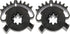 Dorman 926-133 HVAC Blend Door Gear Kit Compatible with Select Dodge/Jeep Models...