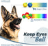 MISHMASH Vision Dog Ball made with Premium Bite-Proof ETPU, Aggressive Chewers Waterproof Bouncy Interactive Dog Toy, Durable Tennis Ball for Medi...