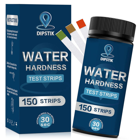 Water Hardness Test Kit-150 Strips Water Quality Testing for Drinking/Well Water, Softener,Hard, Dishwasher,Pool,Spa, 0-425 ppm...