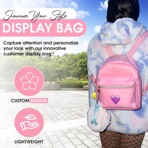 CuteAri 4 Pcs Nylon Pink Makeup Bags for Teen Girls - Mini Backpack for Women...