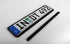 Standard Black Euro License Plate Holder - Universal Mounting Frame/Bracket...