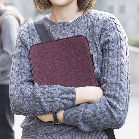 MoKo 7-8 Inch Tablet Sleeve Bag, Polyester Pouch Cover Case Fits iPad Mini (A17 Pro) 8.3" 2024, iPad Mini 6/5/4/3/2/1, Samsung Galaxy Tab S2 8.0, ...