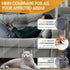 Cat Scratch Deterrent Sofa Furniture Protectors, Clear Self-Adhesive Couch Pads from Cats Scratching, Door Wall Anti Pet Scratch Tape Guards, 10 P...