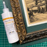 LINECO PVA Adhesive, Picture Frame Glue, Adhere Wood or MDF Frames, Dries Clear Flexible, 8 oz, Ideal for Wood Paper Board Framing Collage Crafts ...