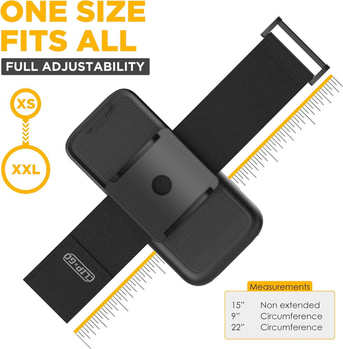 ENCASED Workout Armband for Otterbox Defender Case - Apple iPhone X/iPhone Xs Adjustable Sports Band (Fits arm Sizes XS-XXL) (case not Included)...