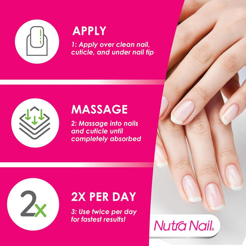 Nutra Nail 5 to 7 Day Growth Treatment - Fast Keratin Nail Hardener & Nail Strengthener for Thin Nails, Brittle & Damaged (0.47 Fl Oz)...