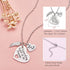 Memorial Necklace A Piece of My Heart is in Heaven Memorial Dad Mom Necklace Loss of Father Gift...