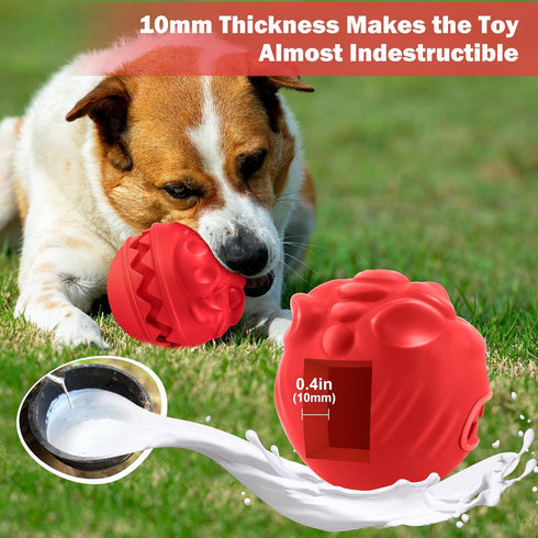 Indestructible Dog Toys for Aggressive Chewers Large Breed, Interactive Dog Toys for Large Dogs, Tough Dog Balls Chew Toys for Aggressive Chewers,...