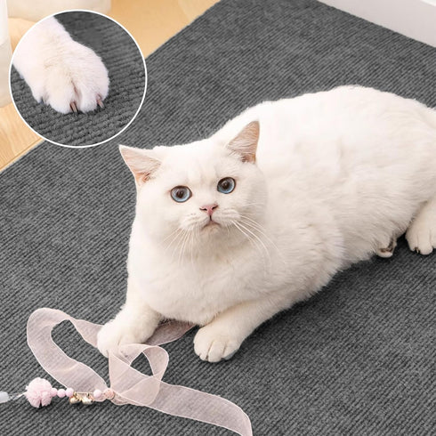 Cat Wall Scratcher Couch Cat Scratch Protector Mat Cat Scratch Furniture Protector 11.8 X 39.3 inch Wall Scratchers for Indoor Cats Self-Adhesive ...