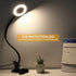 iVict Desk Light Clip on Light, 56 LEDs Desk Lamp for Home Office, 3 Modes with 10 Brightness Dimmable Reading Light, Clamp Desk Lamp for Bed Head...