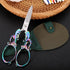 Crafting Scissors, 5.3in Sharp Multipurpose Fabric Scissors with Sheath, Arts Sewing Quilting Office Home School Paper Cutting Shears, Rainbow Lar...