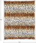 Lavish Home Fleece Sherpa Throw Blanket - Ultra Soft Plush Bed, Sofa or Couch 50" x 60" Tiger Set of 1...