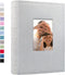 Vienrose Photo Album 4x6 300 Photos Linen Frame Cover with Memo Areas Photobook Large Capacity Slip-in Pictures Book for Wedding Baby Vacation, Li...