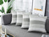 AmHoo Pack of 2 Farmhouse Stripe Check Throw Pillow Covers Set Case Cotton Linen Decorative Pillowcases Cushion Cover for Couch Bench Sofa 20x20In...