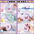 Chuangdi 6 Sets Cross Stitch Kits for Kids Embroidery Kit for Beginners Embroidery Stitches Practice Kit Beginner Embroidery Kit Starters Cross St...