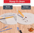 26” Pizza Oven Brush with Stone Scraper - Stainless Steel Bristles, Extra Long Handle, Heat-Resistant - Compatible with Ooni Ovens - Includes Spar...