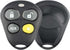 KeylessOption Keyless Entry Remote Control Starter Car Key Fob Case Shell Outer Cover Button Pads for Viper Automate Alarms...
