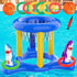 Pool Floats Toys Games Set, 2-in-1 Floating Pool Basketball Hoops & Pool Ring Toss Game, Fun Summer Water Games Pool Toys for Kids Ages 8-12, Teen...