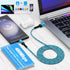 USB C Charger Cable Fast Charging 3 Pack 3ft for Samsung Galaxy Z Fold 6 Flip 6 S24 Ultra A15 5G A35 A14 A54 S23 FE S22 S21 S20 A32 A12 iPhone 15 ...