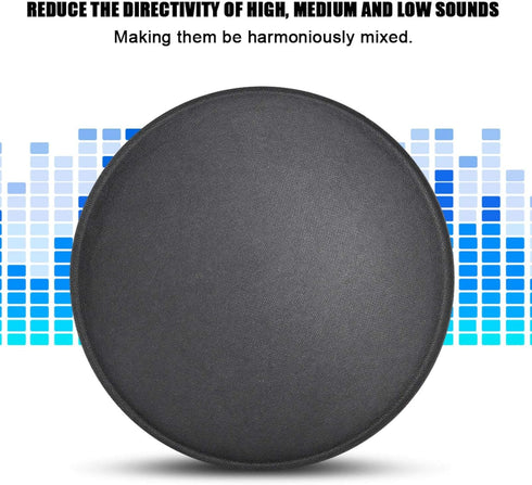 Sanpyl Speaker Dust Cap, 5Pcs 110mm / 4.33in Diameter Subwoofer Paper Dome Coil Cover Caps Audio Loudspeaker Horn Dome Dust Cap, for Stage KTV Lou...