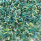 1000PCS Mixed Glass Seed Beads Glass Bugle Beads, 1.5-4.5mm Green Tube Loose Glass Seed Spacer Beads for Jewelry Making, Glass Bugle Beads for Bra...