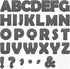 150 PCS Large 7" Font Letters and Punctuation Set Glitter Black Classroom Alphabet Cutout for Bulletin Board Display Home School A Great Helper to...