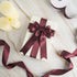 MEEDEE Burgundy Satin Ribbon 1-1/2 inch Wide Burgundy Ribbon Double Faced Satin Ribbon Burgundy Christmas Ribbon by 50 Yards Burgundy Ribbon for C...