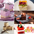 2 Pack Square Silicone Mold, Candy Chocolate Mousse Cake Baking Mold Dessert Molds for Soap,Ice cream,Truffle,Brownie...