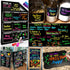 12 Liquid Chalk Markers Erasable Chalk Pens - Window Markers for Glass Washable, Chalk Markers for Chalkboard Car Glass Mirror Window Menu Board, ...