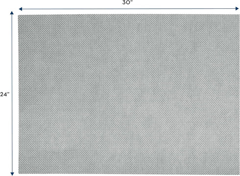 S&T INC. Under Sink Mat, Shelf Liner for Kitchen Cabinet Non-Adhesive, Waterproof Drawer or Cabinet Liner, 24 Inches x 30 Inches, Grey Plastic, 1 ...