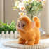 Easfan Walking Monkey Plush Toy Electric Interactive Monkey Stuffed Animal Barking Tail Wagging Head Nodding Monkey Pet Toy Christmas Birthday Gif...