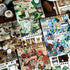 Scrapbook Vintage Stickers, Washi Stickers 500 Pcs Mini Scrapbook Supplies, Junk Journaling Stickers Material Book kit, Aesthetic Decoupage Sticke...