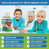 BrightStart Brain Focus Vitamins for Kids & Teens, Attentive Child Supplement Omega 3 for Kids, Focus Booster Nootropic Supplement Support Attenti...