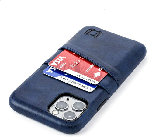 Dockem Wallet Case for iPhone 11 Pro: Built-in Metal Plate for Magnetic Mounting & 2 Credit Card Holder Slots (5.8" Exec M2, Synthetic Leather, Na...
