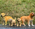 Gemini&Genius Dog Toys for Kids, Golden Retriever Family Playset, Detail and Realistic Puppy Action Figures, Pet Doggy Toys, 2-4 Inches Length - B...
